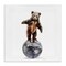 Stupell Industries Bear Balancing on Disco Ball Canvas Design by Amanda Greenwood